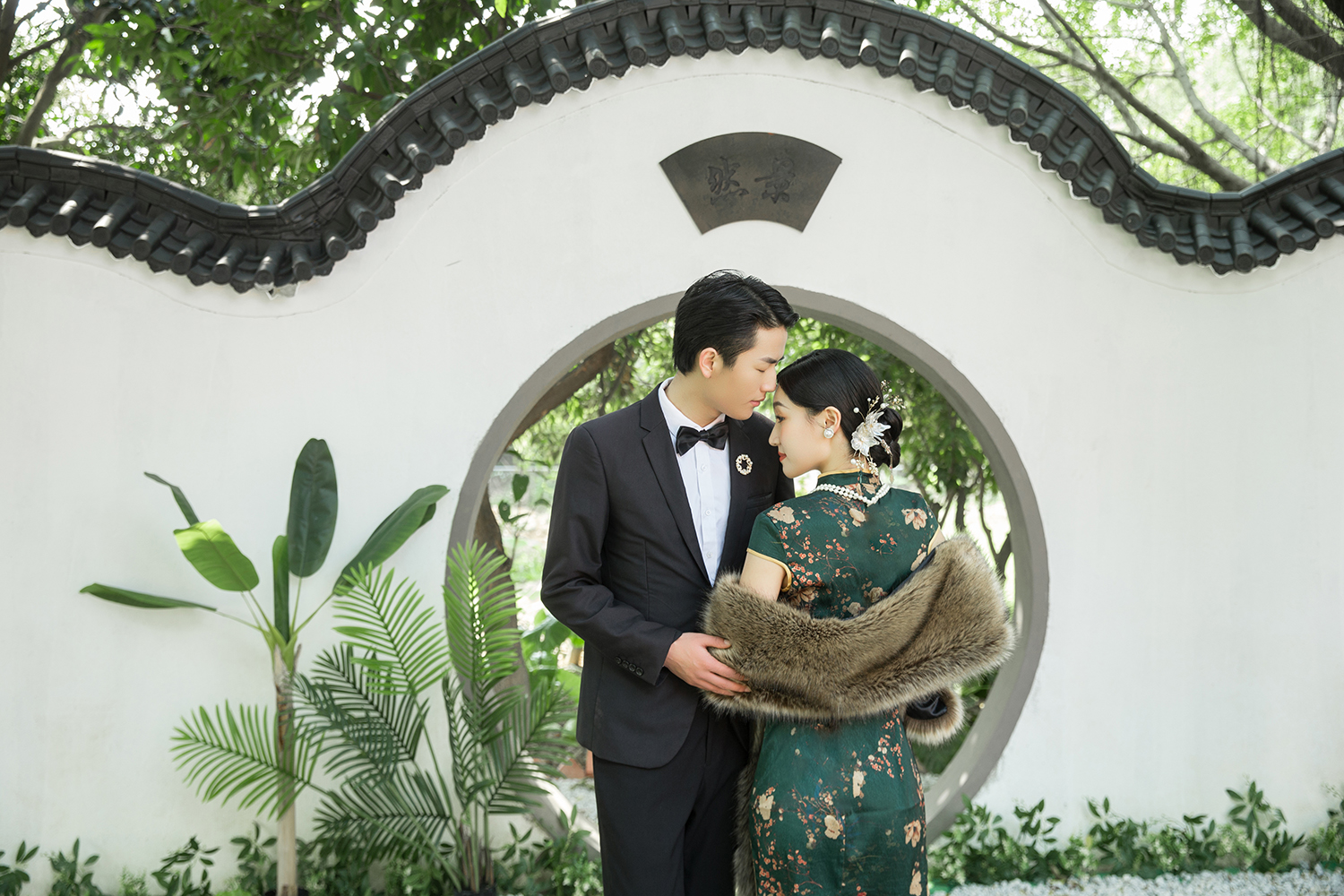 苏式园林民国复古婚纱照