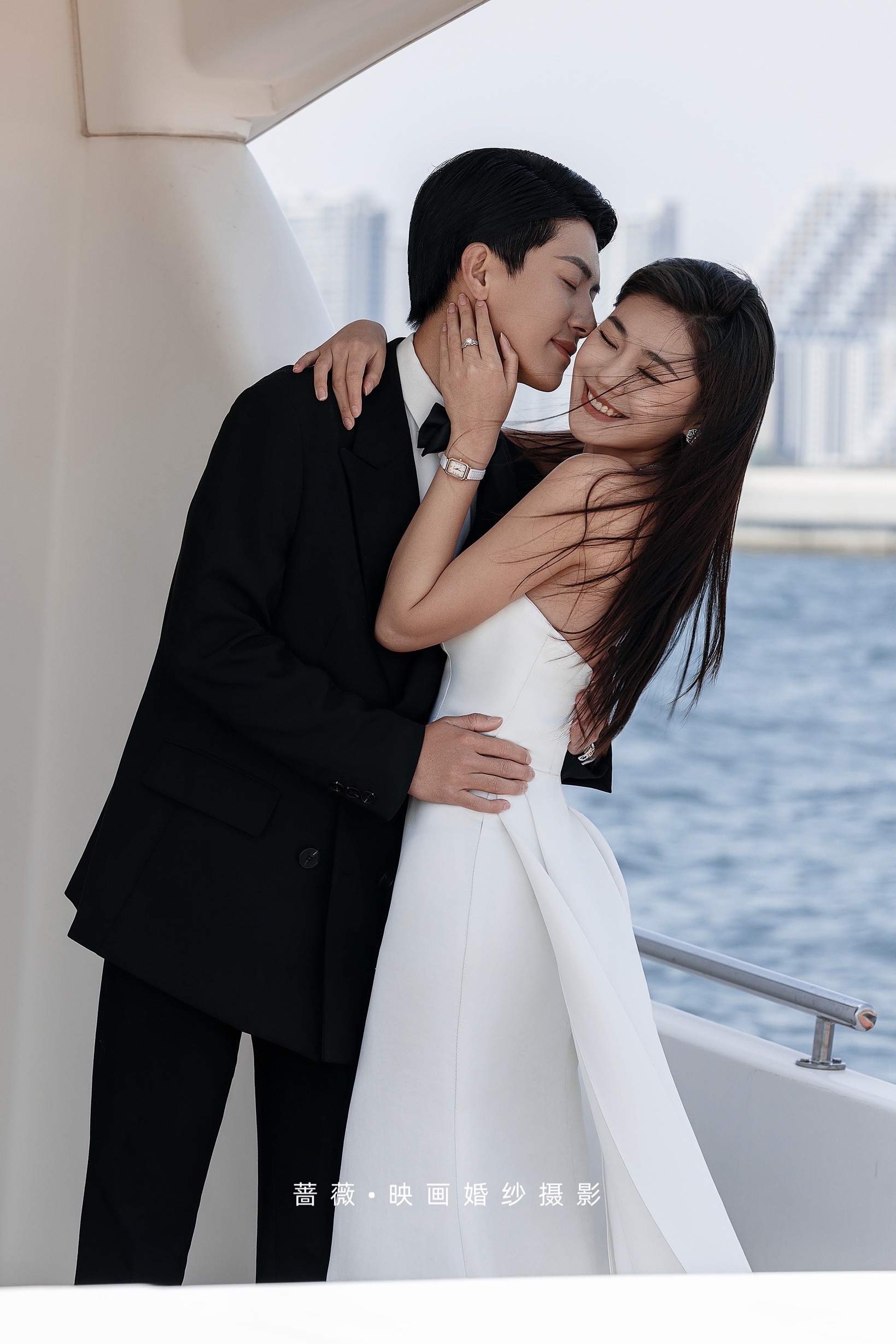 豪华游艇婚纱照