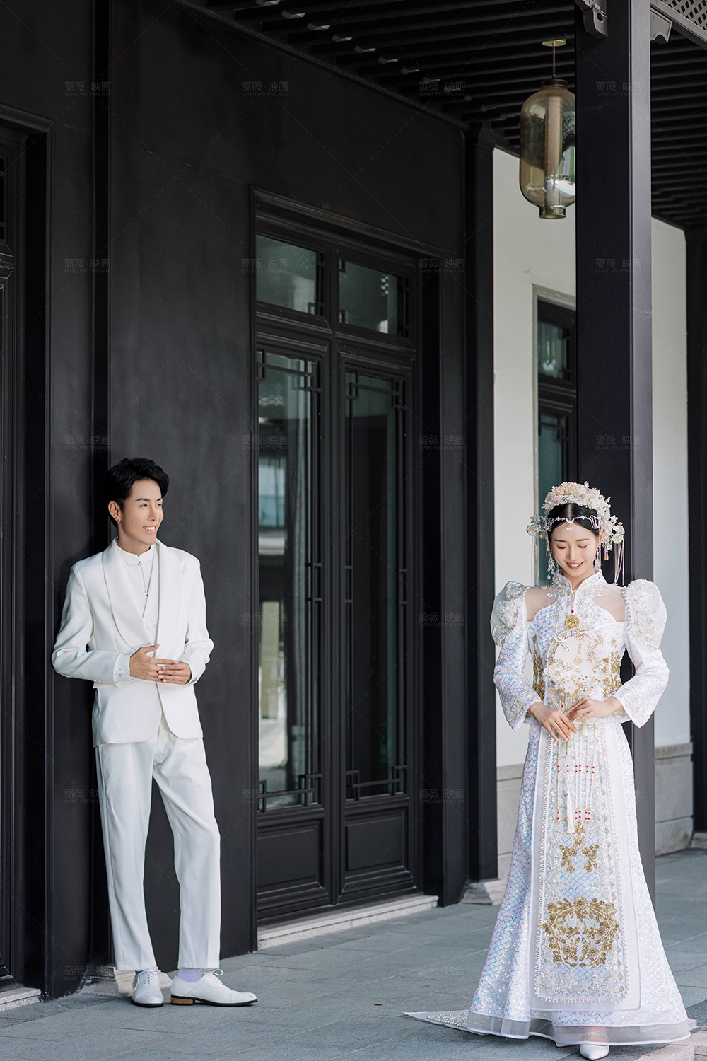 翠湖里新中式苏式复古园林婚纱照