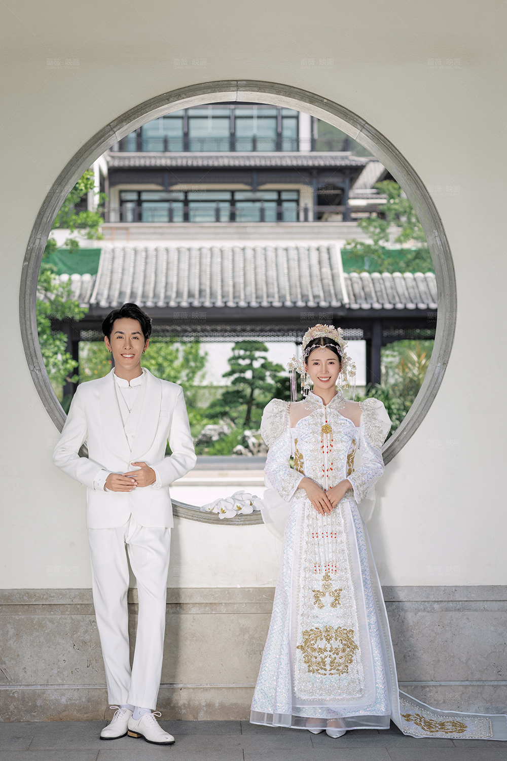 翠湖里新中式苏式复古园林婚纱照
