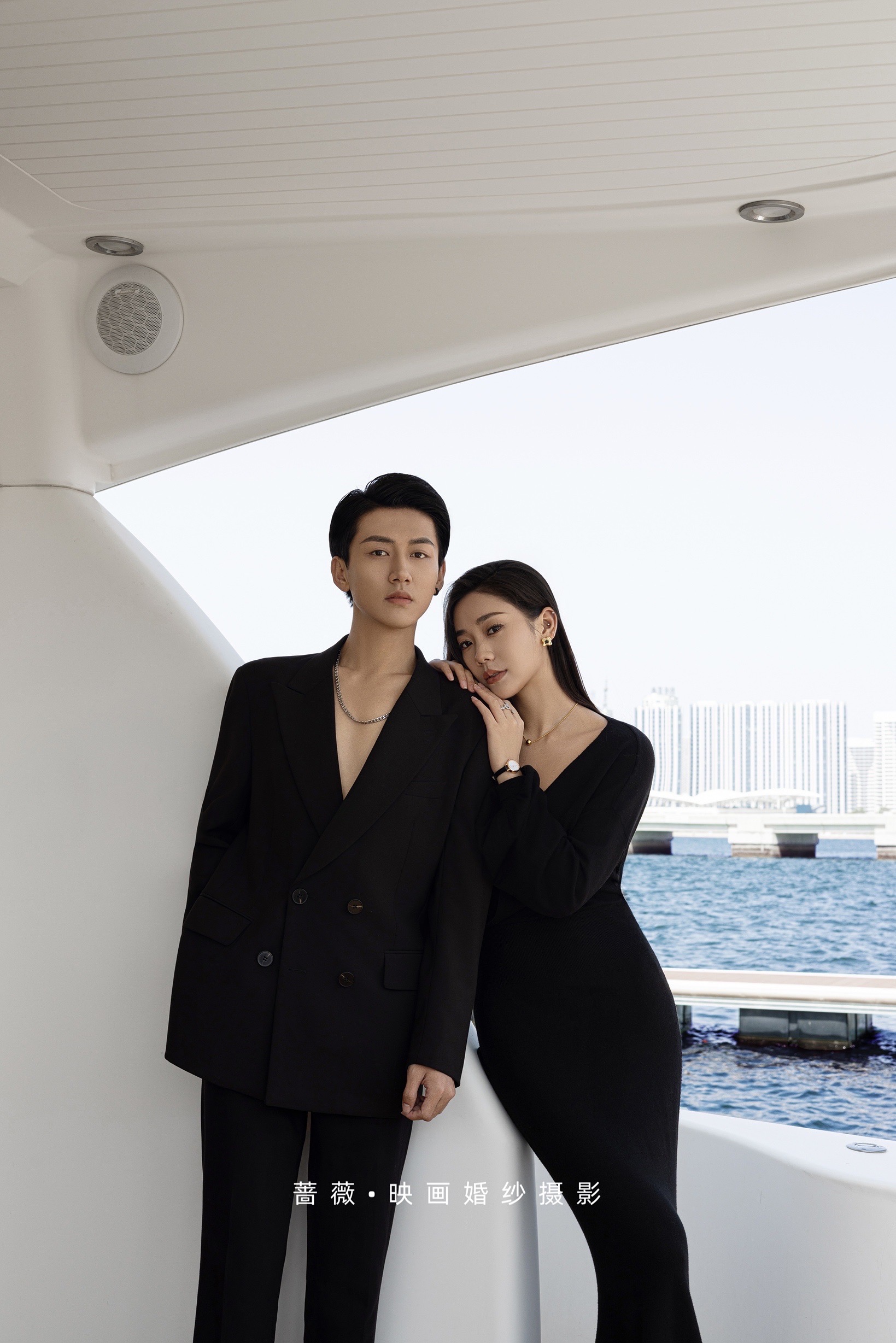 豪华游艇婚纱照