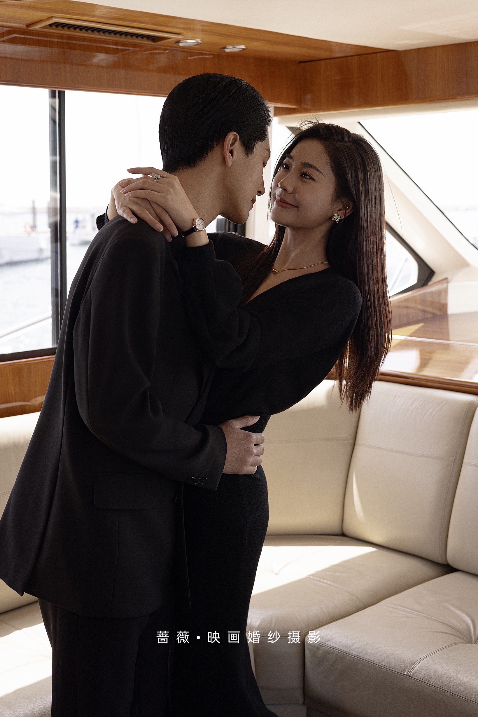 豪华游艇婚纱照
