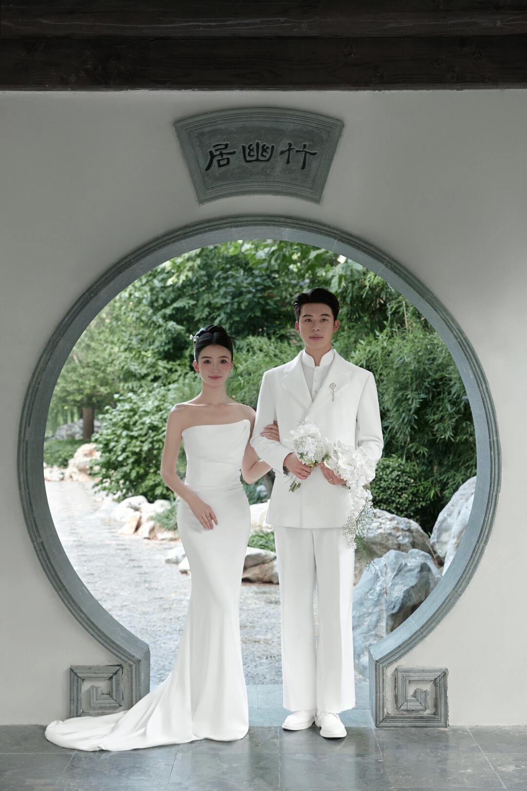 苏式复古园林婚纱照