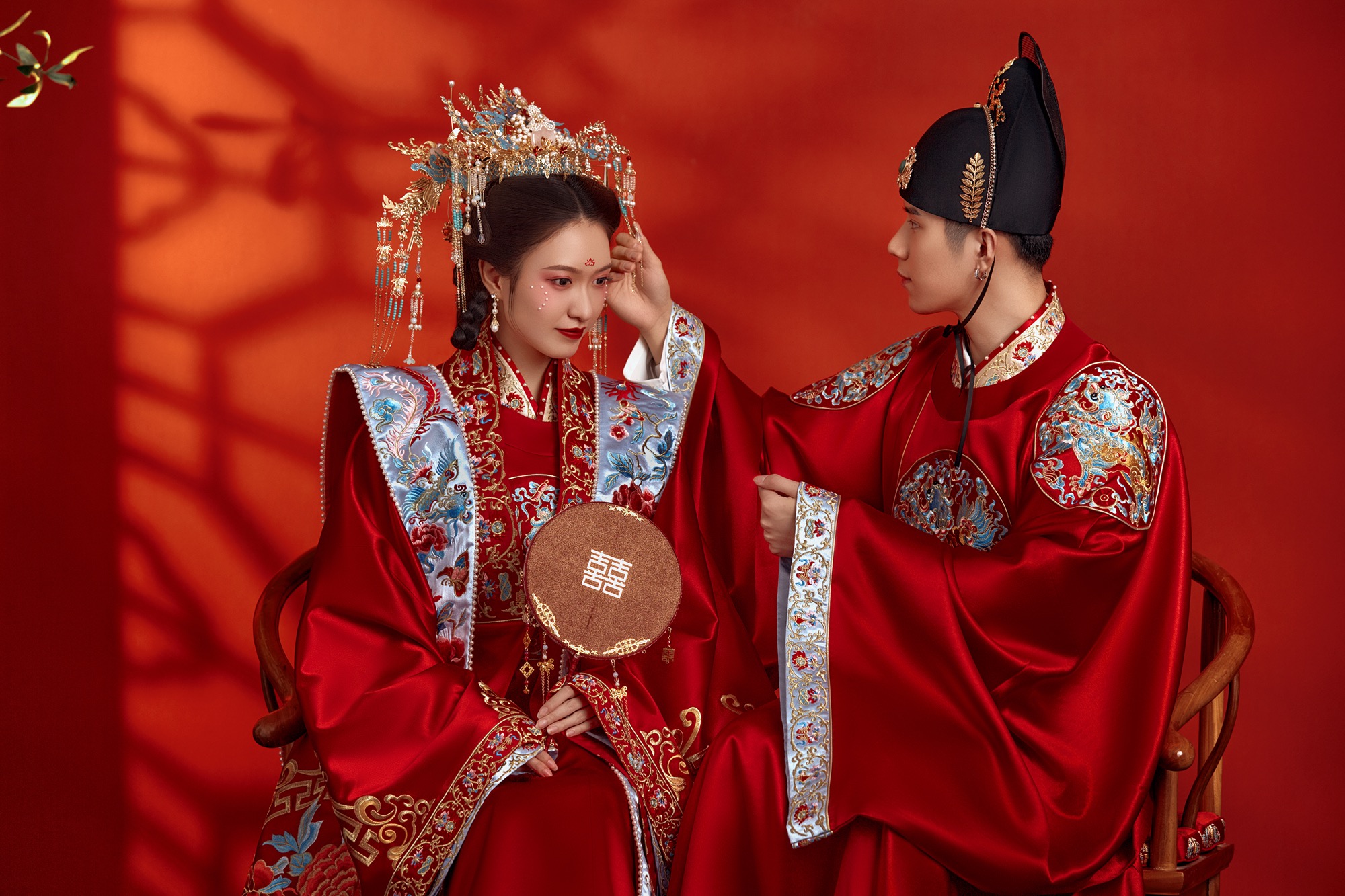 汉服内景婚纱照