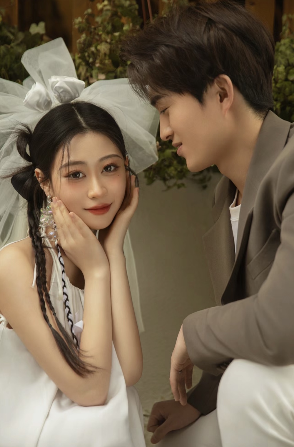 文艺小清新街拍婚纱照
