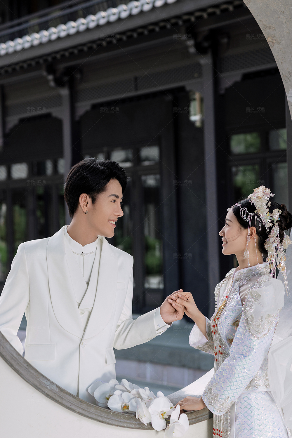 翠湖里新中式苏式复古园林婚纱照