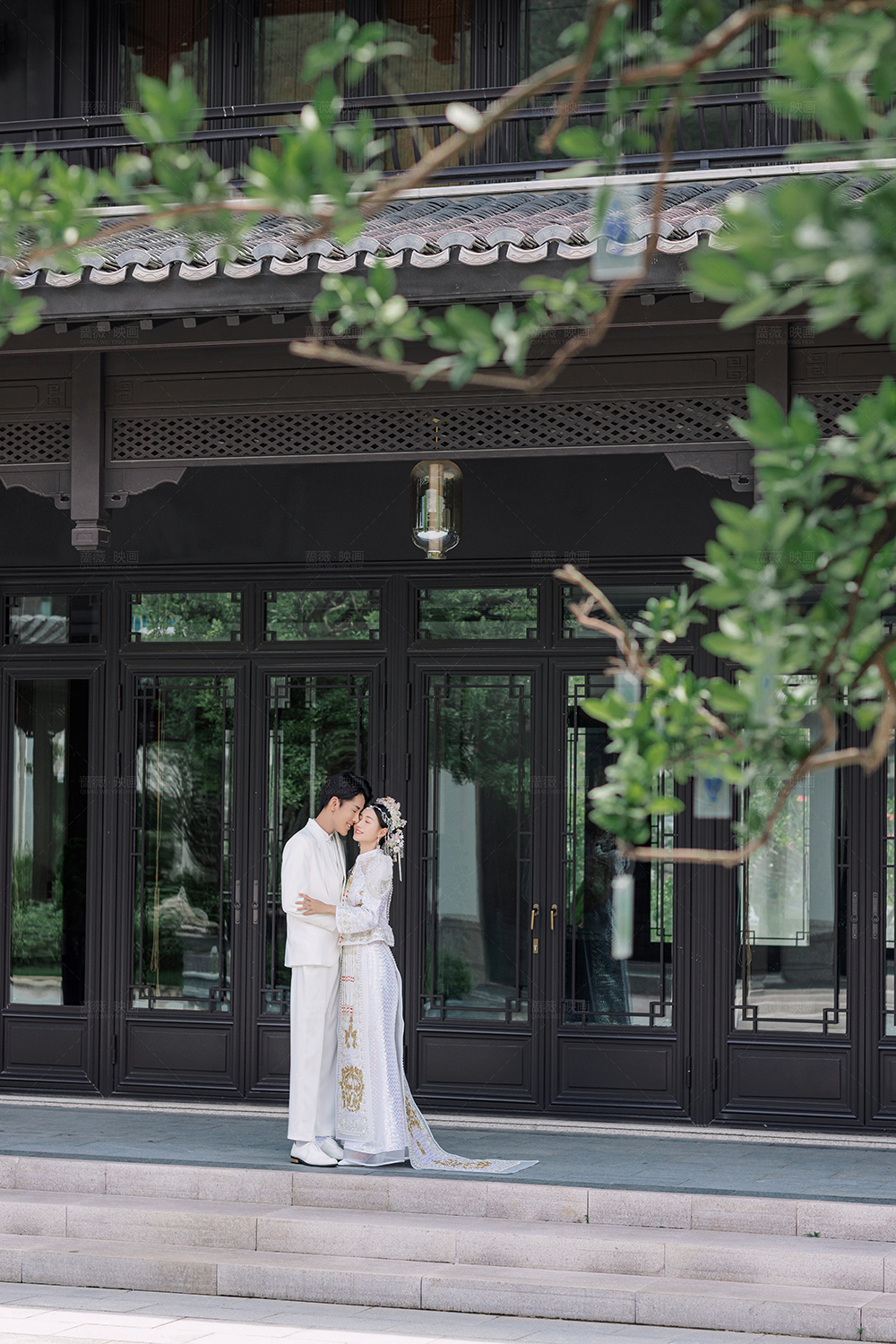 翠湖里新中式苏式复古园林婚纱照