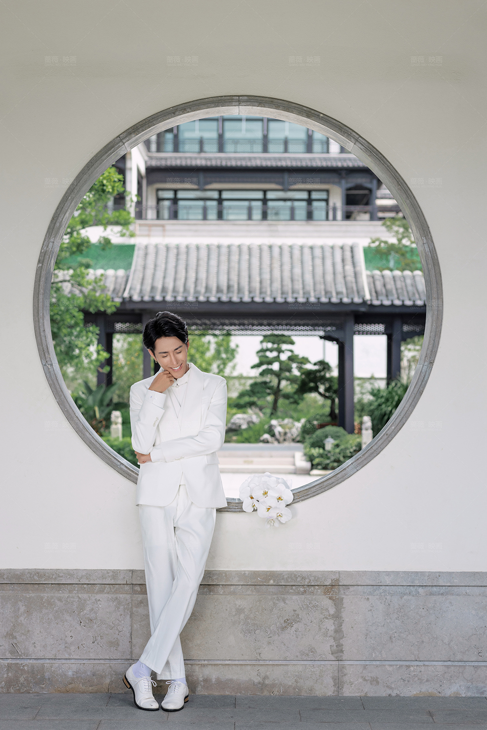 翠湖里新中式苏式复古园林婚纱照