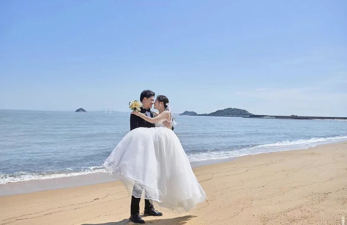 灯塔海景婚纱照