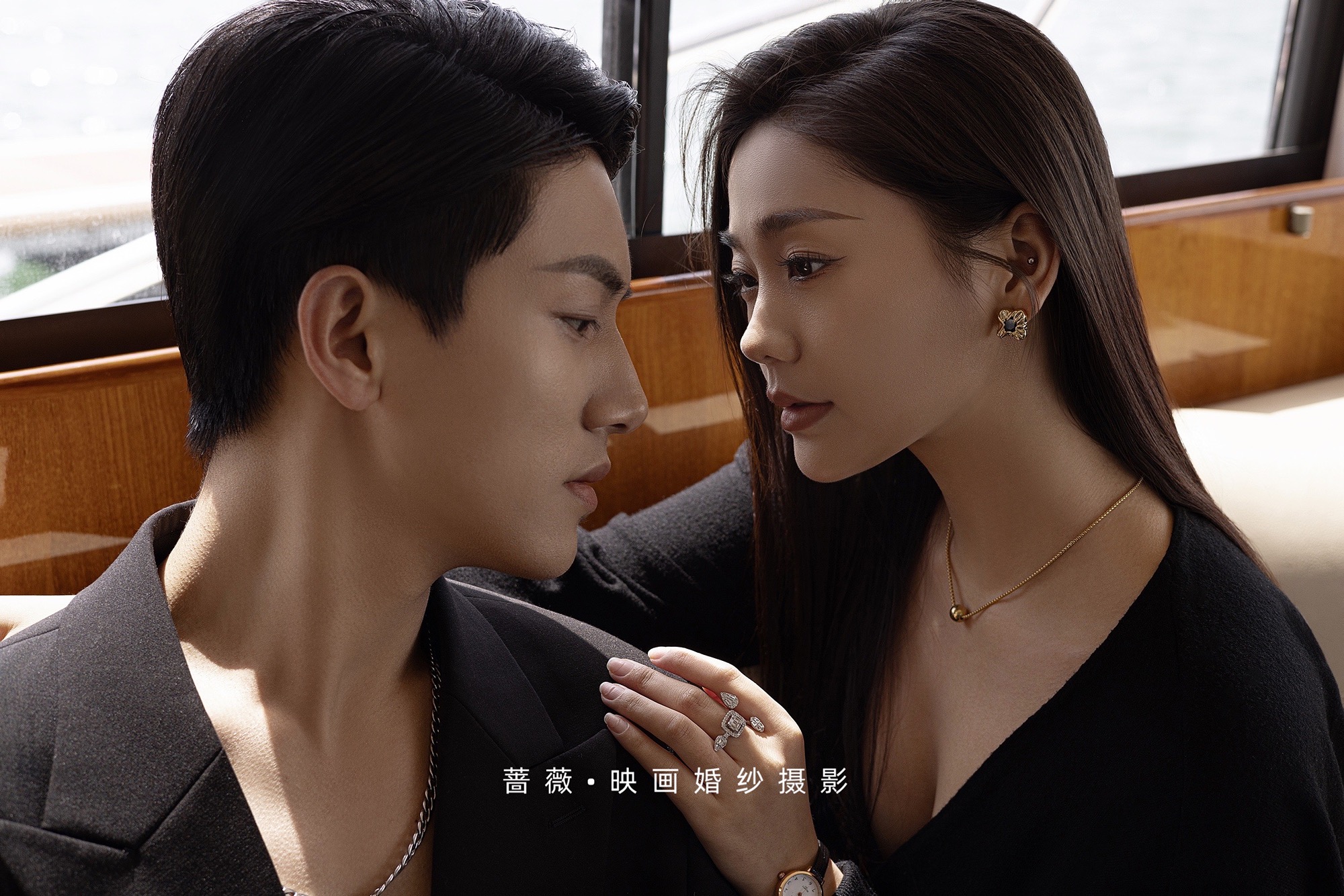 豪华游艇婚纱照