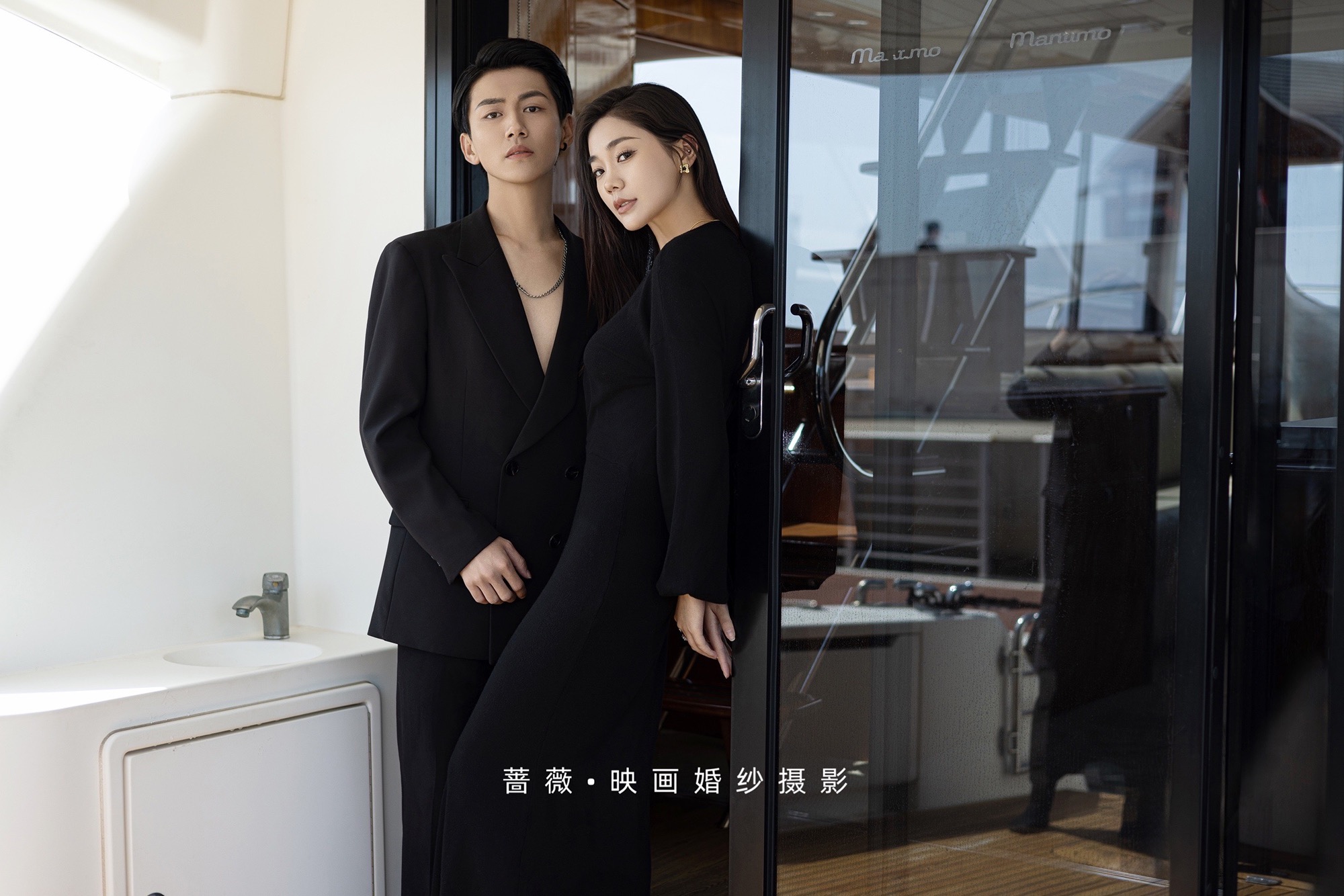 豪华游艇婚纱照