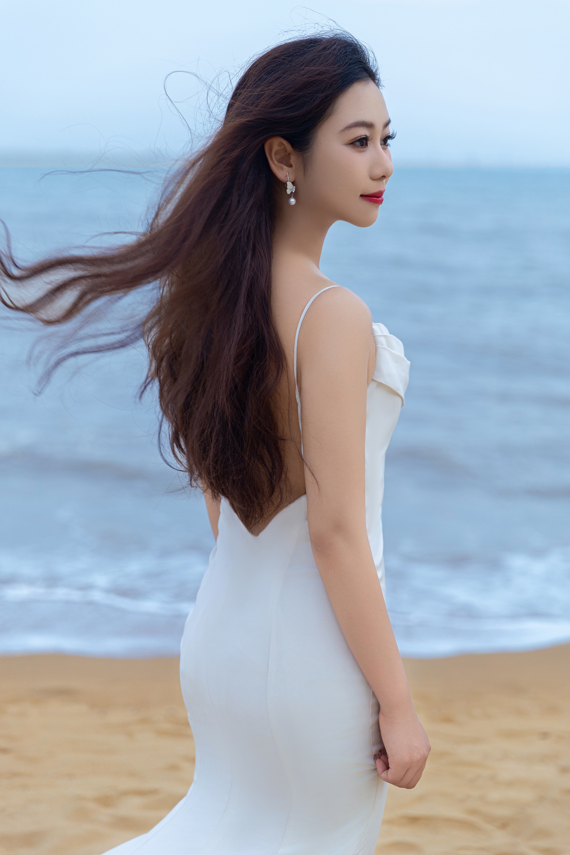 海景沙滩婚纱照拍摄