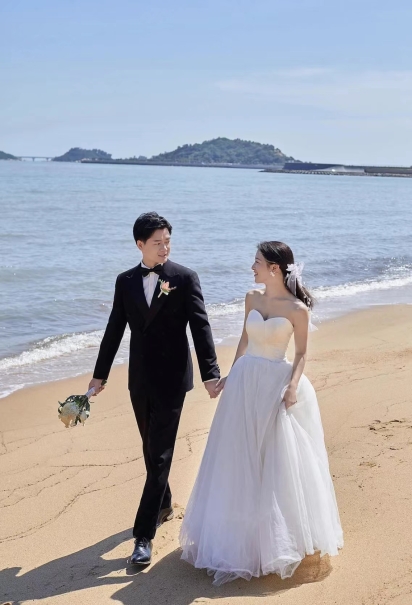 灯塔海景婚纱照