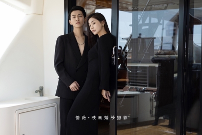 豪华游艇婚纱照